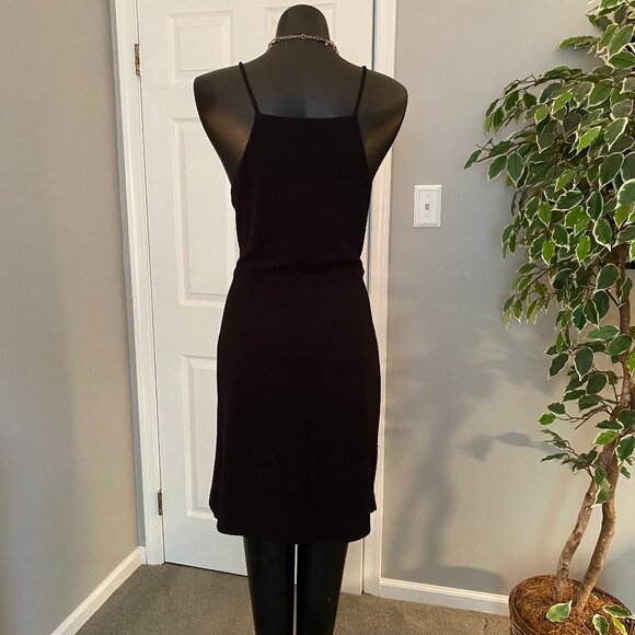 June & Hudson Dress Black Asymmetrical Cocktail Dress - Large - Picture 7 of 10